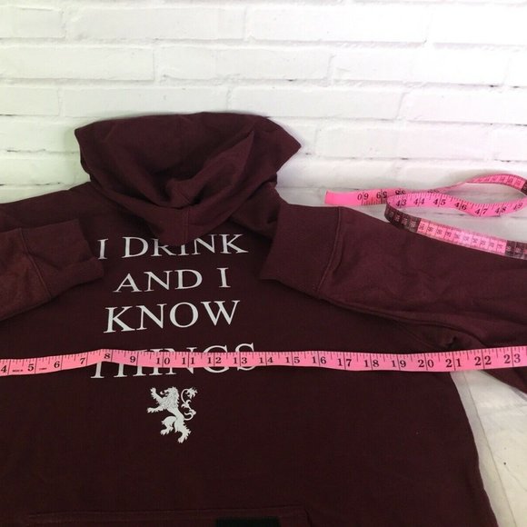 Game of Thrones I Drink and I Know Things Hoodie H - Picture 9 of 12